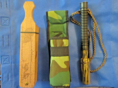 TWO GAME CALLS. TURKEY AND DEER. 