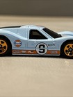 2021 HOT WHEELS '67 FORD GT40 MK.IV GULF #9 BLUE 1:64 DIECAST 3" CAR W/ ORANGE — photo 4