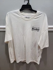 DOGG SUPPLY BY SNOOP DOGG WHITE BANDANA BACK CREWNECK TEE SHIRT SIZE XL X-LARGE