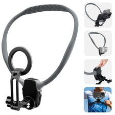 Magnetic Neck Phone Holder for Recording, Hands Free POV/Vlog Neck Mount with...
