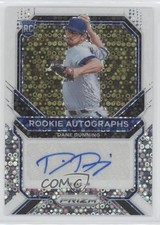 2021 Panini Prizm Rookie White Donut Circle 5/5 Dane Dunning #RA-DD Auto 0i1b