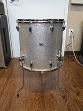 Slingerland 16x16 Floor Tom 1970s - Silver Sparkle