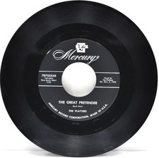 PLATTERS "The Great Pretender / I'm Just A Dancing Partner" 1955 45RPM