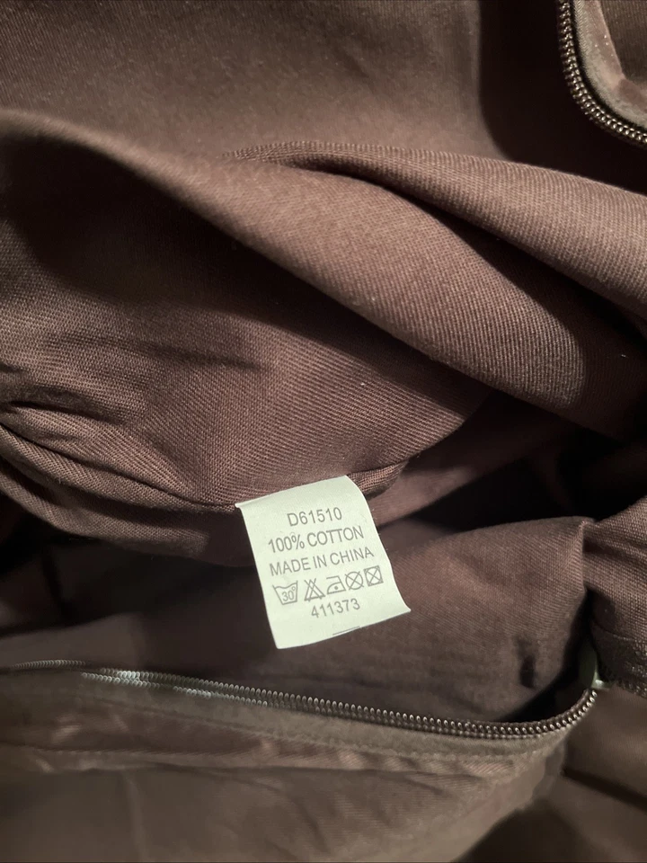 100% algodão autêntico 39” Louis Vuitton zíper completo bolsa de roupas armazenamento de viagem. - Imagem 4 de 4