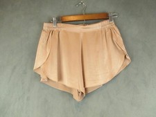 Lunya Sleep Shorts Womens Small Pink Tulip Hem Lightweight Washable Silk