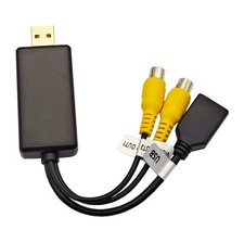 USB Audio Video Capture Card VHS VCR to Digital Converter RCA AV to USB Video