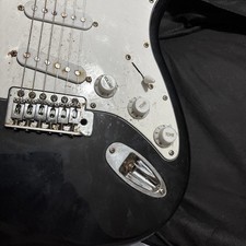 Electric Six String Guitar Black&white