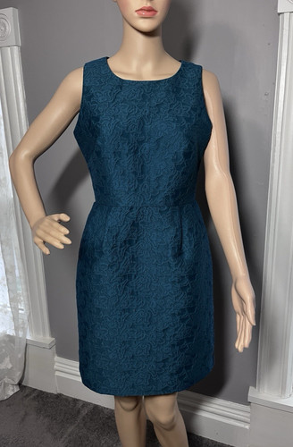 J.Crew Teal Sleeveless Dress Size 2