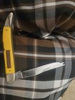 Monarch Stainless Fishing Knife Made japan # 2233 2 Blade w Saw Pocketknife — photo 1