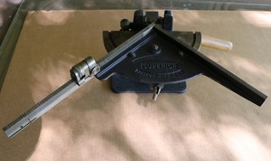 Antique Superior Letterpress Rule Miter Cutter Craftsmen Machinery Boston USA