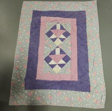 Handmade Baby/Toddler Quilt Decor Lap Blanket 48" X 39"