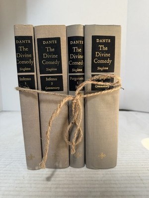 Dante Alighieri - The Divine Comedy - Bollingen Series LXXX Singleton 1977 4 Vol