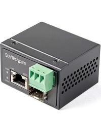StarTech PoE Industrial Fiber to Ethernet Media Converter IMC1GSFP30W