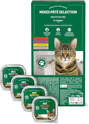 Nourriture Humide Pour Chats, Pâté Mélangé, 100G, Lot De 32 - Photo 1/4