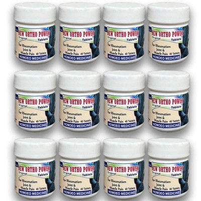Ayurvedic new Ortho Power Tablet (12 x 40 Unit) Tablets Free Shipping World Wide