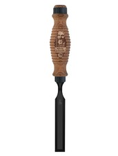 KIRSCHEN Founder's Black Edition Stechbeitel 20mm mit graviertem Akazienholzheft