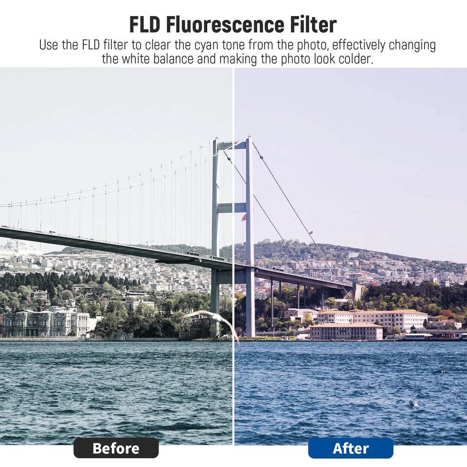 NEEWER NW SERIES BD 58mm UV/CPL/FLD/ND Filter Kit for Canon EOS/Rebel - Image 4 of 4