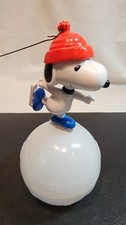 Figura Adorno Navidad Peanuts Snoopy on Snowball, plástico duro, Galería PNTS