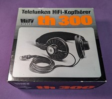 Vintage Telefunken Hifi Kopfhörer Model TH 300 Made In West Germany OVP