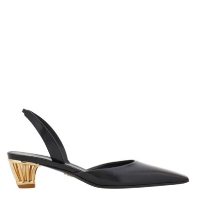 Ferragamo Alyssa Cage-Heel Slingback Pumps