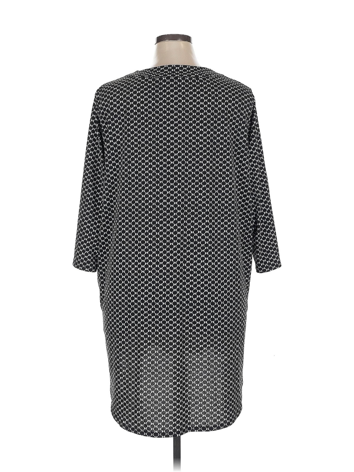 H&M Women Black 3/4 Sleeve Blouse XL thumbnail 2