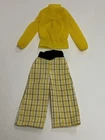Vintage Barbie 1976 BEST BUY #9572 Plaid Gaucho and Yellow Top