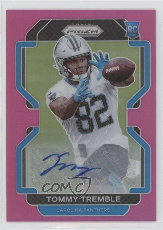 2021 Panini Prizm Rookie Pink Prizm Auto Tommy Tremble #415 Rookie Auto RC 17kh