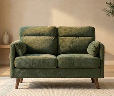 SWIFT  Green Loveseat Sofa Couch 2 Seater - Send Offer & Save
