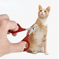 Cats Nail Clippers with Circular Cut Hole Avoid Over Cutting for "S" Cats  Dogs