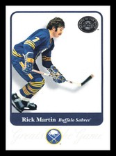 Rick Martin #49 2001-02 Fleer Greats of the Game Buffalo Sabres