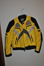 Tourmaster Motorcycle Jacket XL  SZ46 Yellow ...