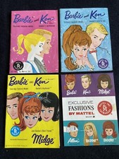 Vintage 1960s Barbie and Ken Fashion Model Catalogs