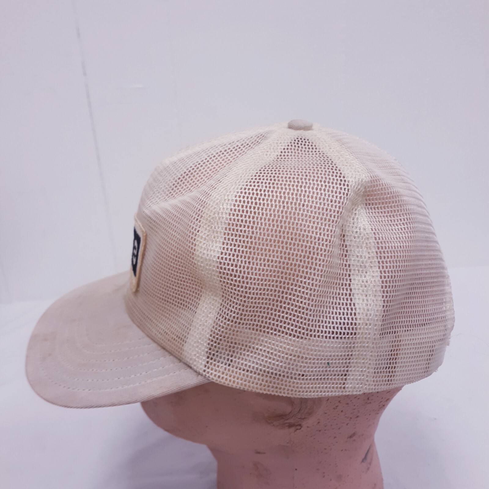 CUSTOM designed "CASES" HAT SNAPBACK VTG Beige Fr… - image 6