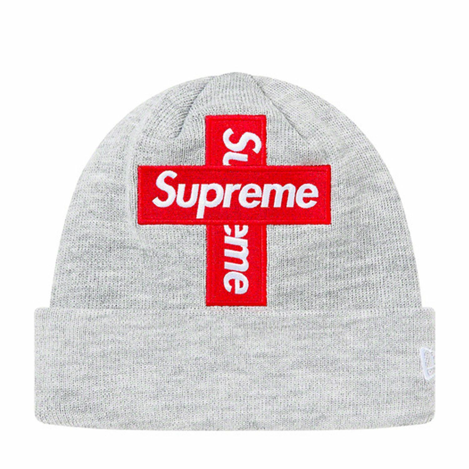 Supreme New Era Cross Box Logo Beanie Hat - Farfetch