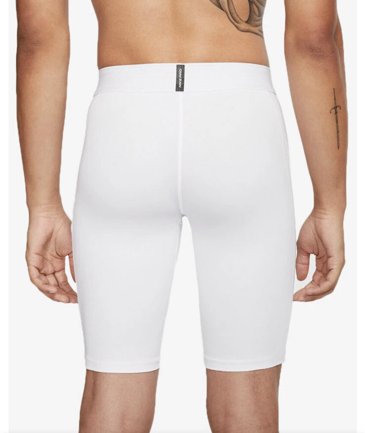 NEW Nike Pro Men's Compression Shorts - BV5637-100 - White/Black - 4XL | eBay