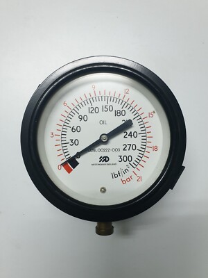 SSD Nottingham oil pressure gauge 0-300 psi