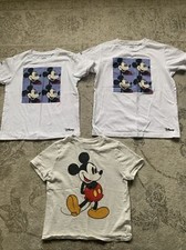 lot of 3 boy t shirt crewneck short sleeve mickey mouse disney size 3 to 7