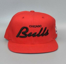 Chicago Bulls adidas NBA Script Draft Cap Men's Snapback Cap Hat