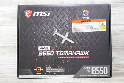 MSI MAG B550 TOMAHAWK (AMD AM4, DDR4 M.2, USB 3.2 Gen 2, ATX, Ryzen 5000 Series)