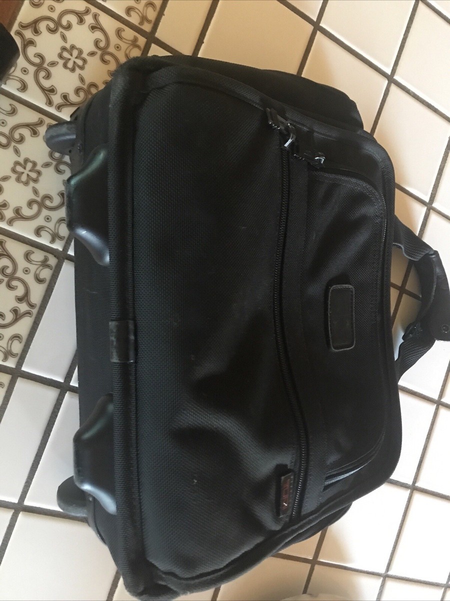 TUMI 2way leather carrybar case 2 wheels 【公式通販】
