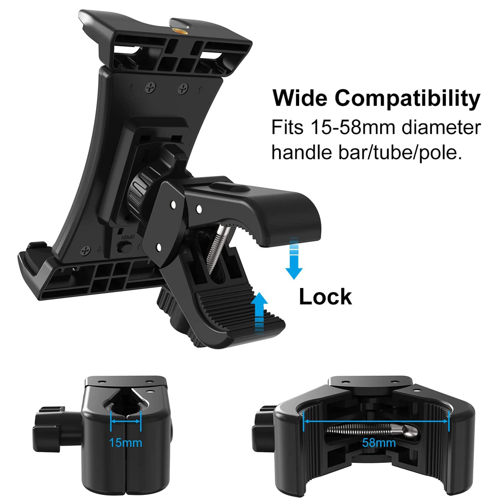 Spin Bike Tablet Holder Mount, Phone iPad Holder Stand Exercise Bike