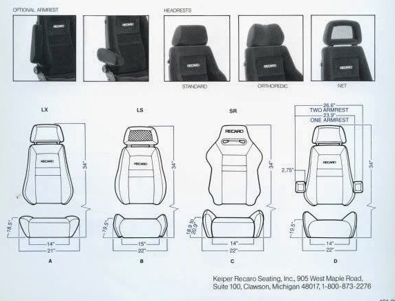 Recaro Lemans Confetti fabric material sr2 sr3 gtr supra mr2 r32