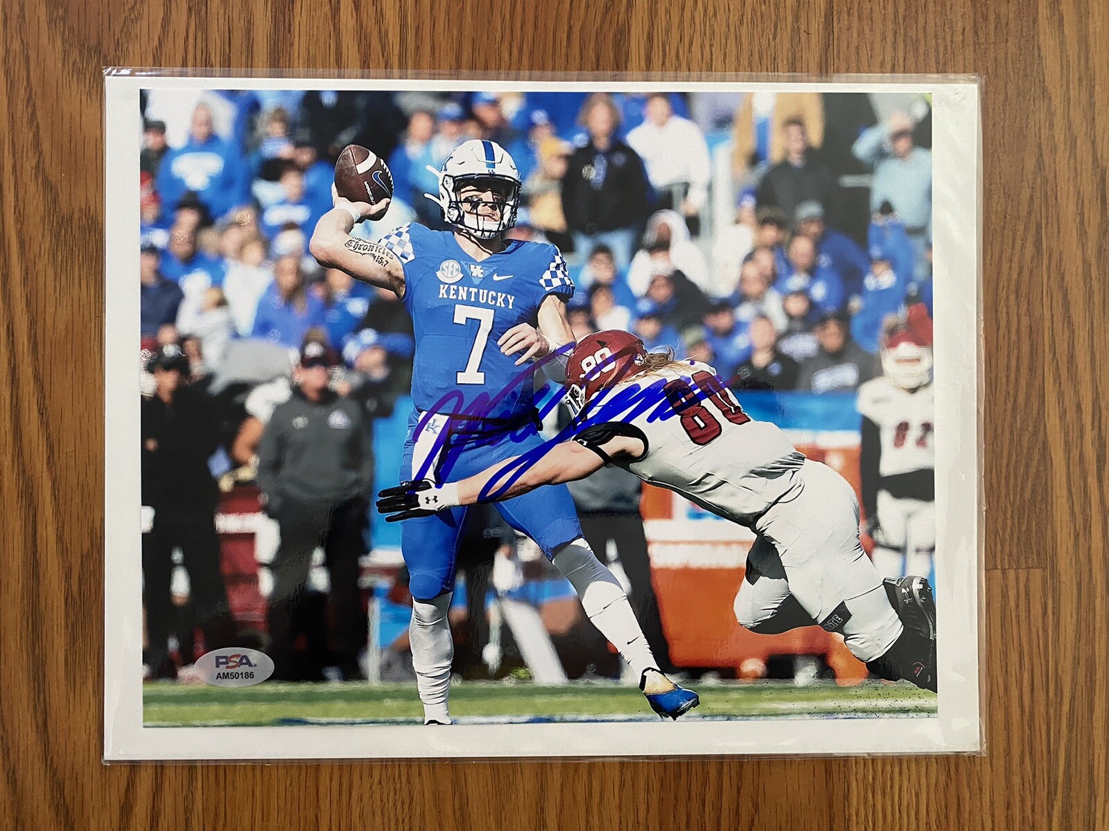 Will Levis Autographed Signed Kentucky Wildcats 8x10 PSA *Rare Full * 