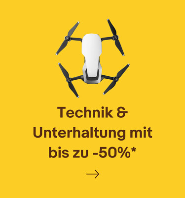 Technik & Unterhaltung mit bis zu -50%*