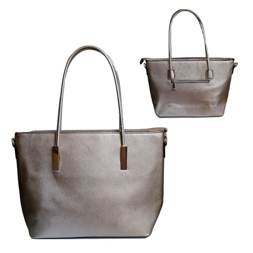 Borsa Donna Nera Grande ecopelle BAULETTO TRACOLLA A MANO SPALLA HANDBAG  RIGIDA | eBay