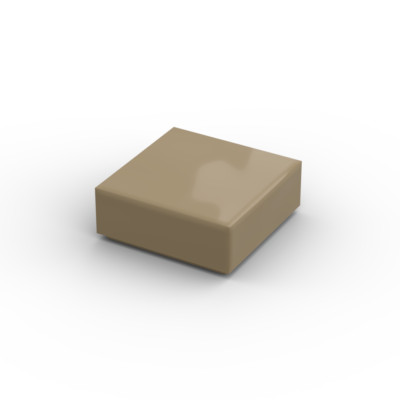 Lego 10x Fliese Platte 1x1 tile plate 3070b dunkelbeige dark tan