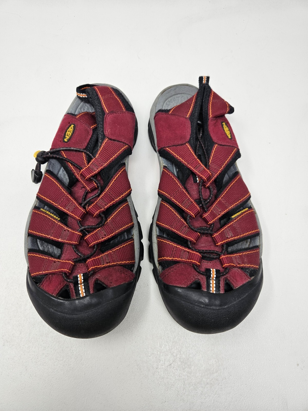 Scarpe sandali Keen donna taglia 10 us impermeabili sport escursionismo rosso bordeaux
