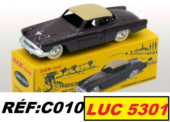 Miniature automobile Studebaker Commander Dan Toys 24Y