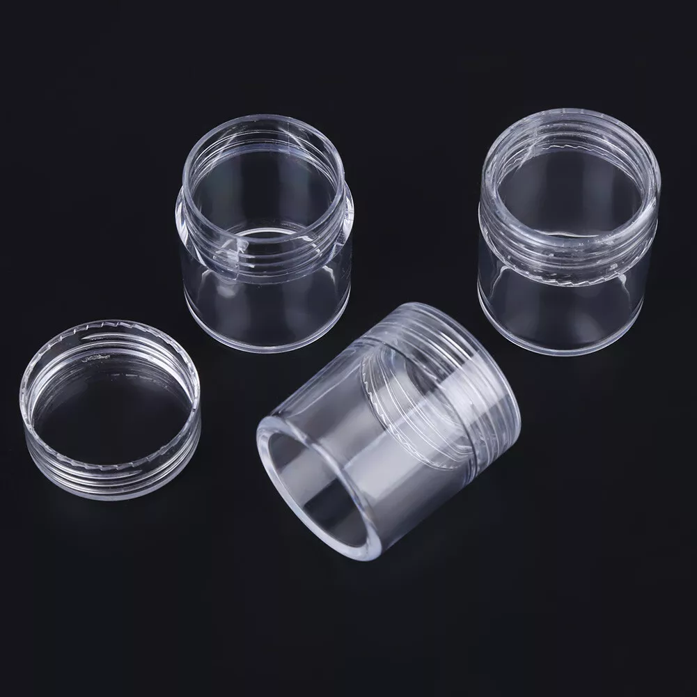 Small round clear plastic cheap containers