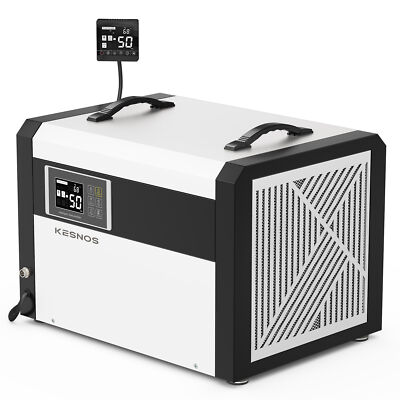 158 Pints Commercial Heavy-Duty Dehumidifier for Large Basements & Warehouses